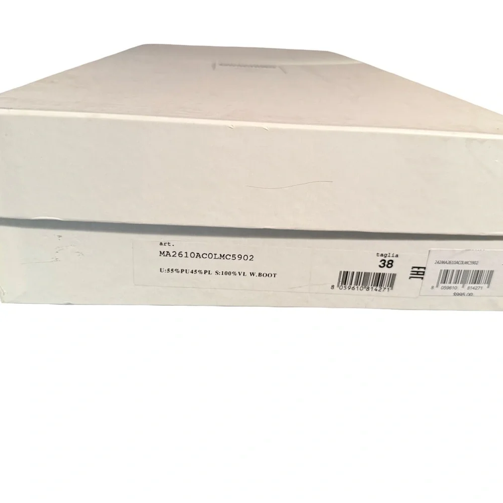 Moschino NWT Sz 38 Vero Cucio Silver Metallic Knee-High Stiletto Boots (SH292) - Picture 13 of 15